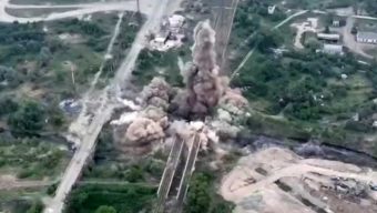 Russia forces blast Ukraine’s Sievierodonetsk after claiming capture of railway junction town
